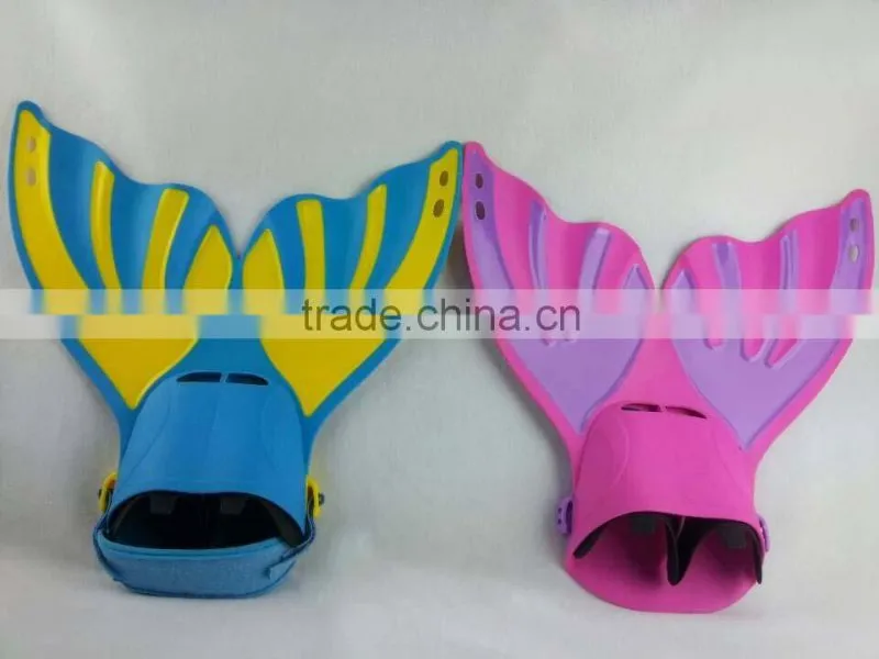 New Arrival scuba diving flipper mermaid tail swim monofins for children