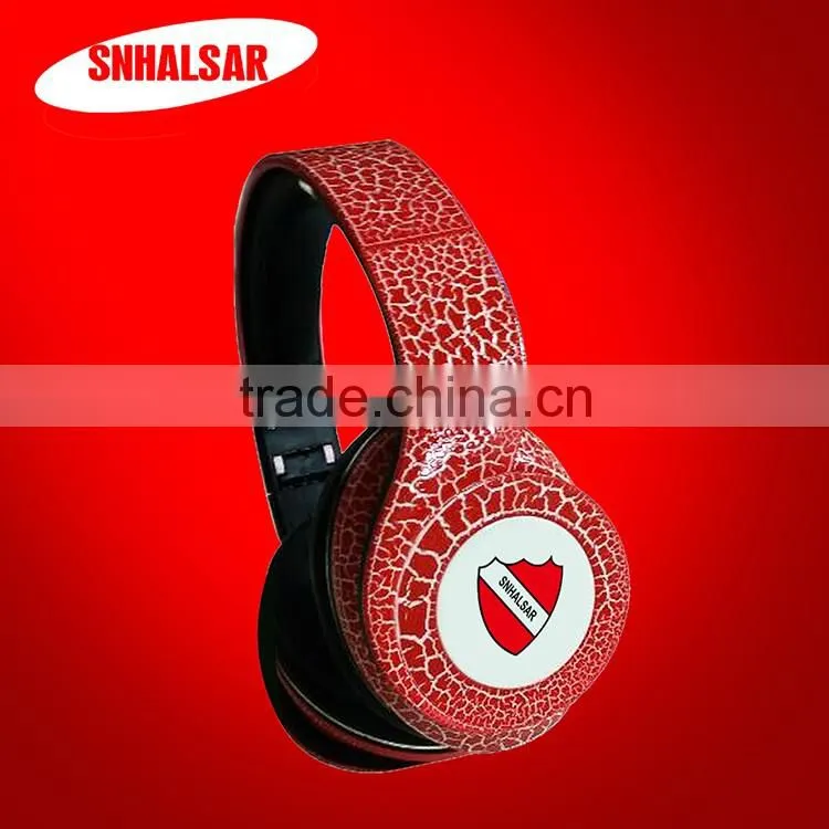 Shenzhen new leather headphones headset for mobile