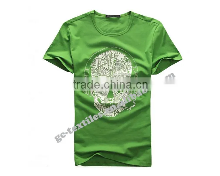Men's Printed Short Sleeve Round Neck T-shirt
