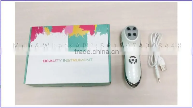 EMS RF 6 types Led light therapy facial beauty care device