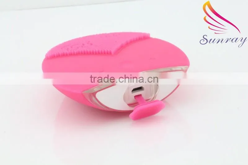 As seen on TV silicone facial cleansing brush with massage function