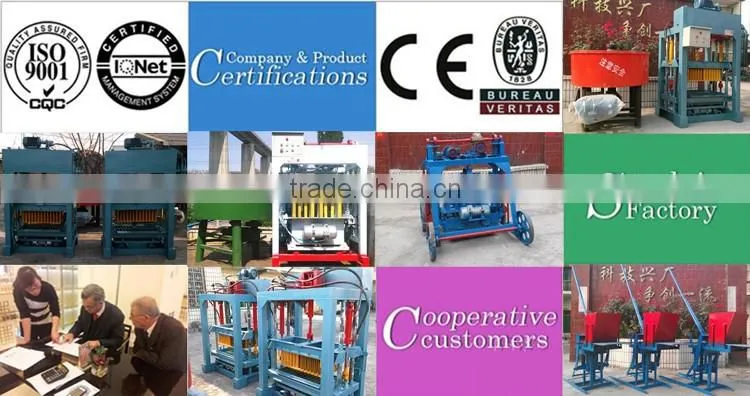 QTJ4-26 low price manual lime brick making machine