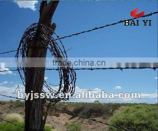 Double Twist Galvanized Barbed Wire