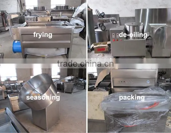 Full automatic frozen french fries maker/potato chips processing machine