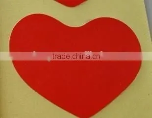 valentines heart shape sticker