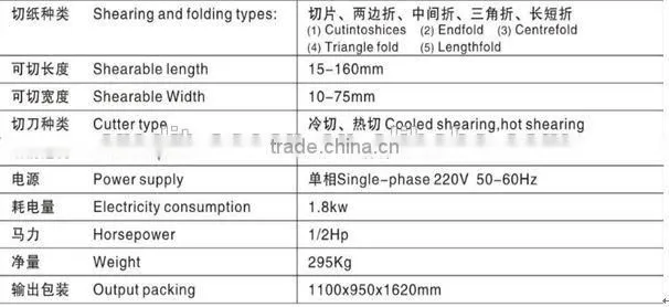 Multifunction Label Cutting & Folding Machine