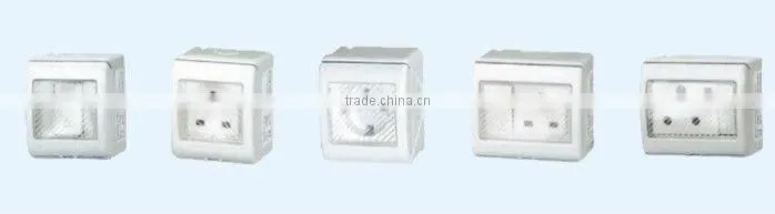 HEIGHT waterproof electrical push button switch/3 gang 1 way wall switch WITH HIGH QUALITY