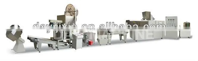 Fried flour food Process Line/Snack Making Machine -- Jinan DaYi Extrusion Machinery