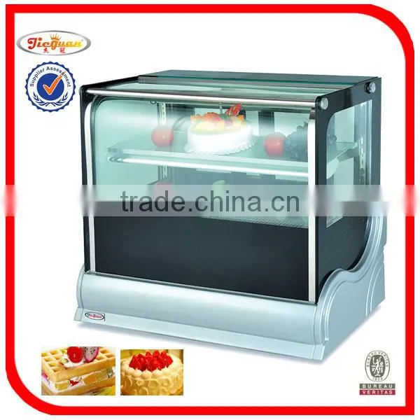 Jieguan Luxury Counter top Cake Showcase CTR-900 TEL: 0086-13632272289