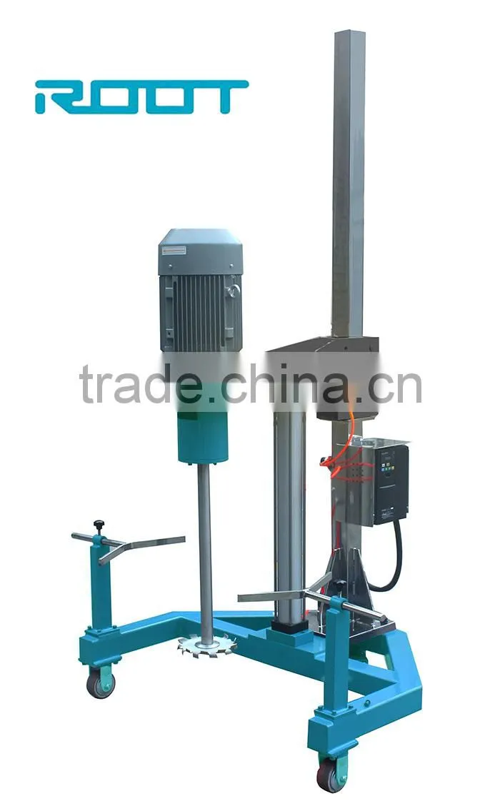 Pneumatic Lifting Dispersion Mixer paint color mixing machine