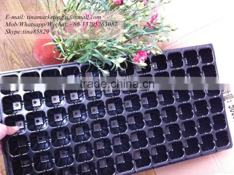 Custom PS Plastic Type and Nursery Seedling Germination Tray & Gardenning Plastic Plant Seed Starting Tray