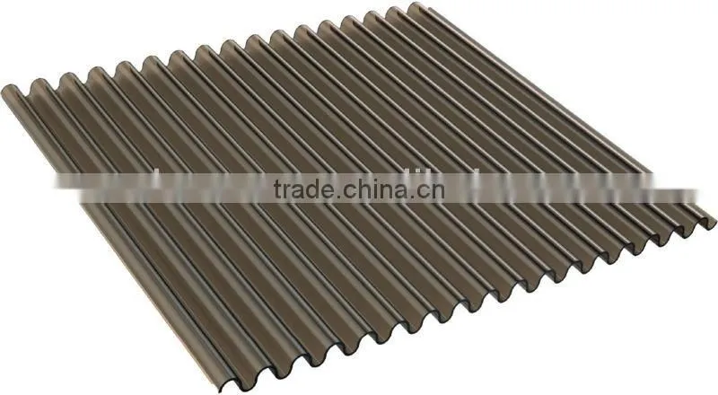 Plastic Polycarbonate Solid / Corrugated Sheets (Valuview Bronze series)