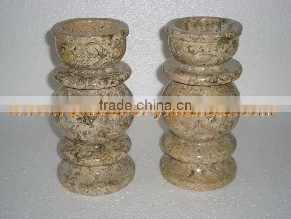UNIQUE MARBLE CANDLE HOLDERS STANDS