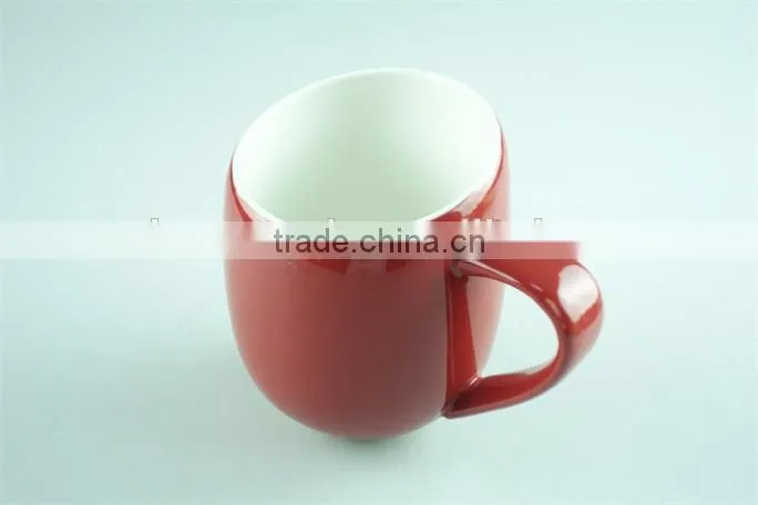300ml Lovely ceramic coffee mug,milk mug with cap for promotion