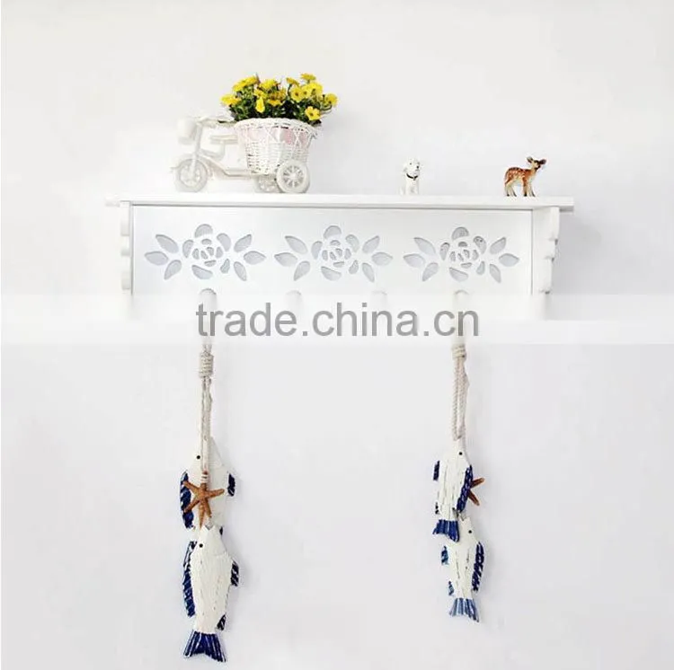 2015 custom mini high-grade wooden wall shelf lovely