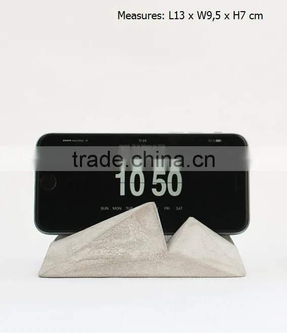 Office paper stand concrete business card holder desk table iphone stand