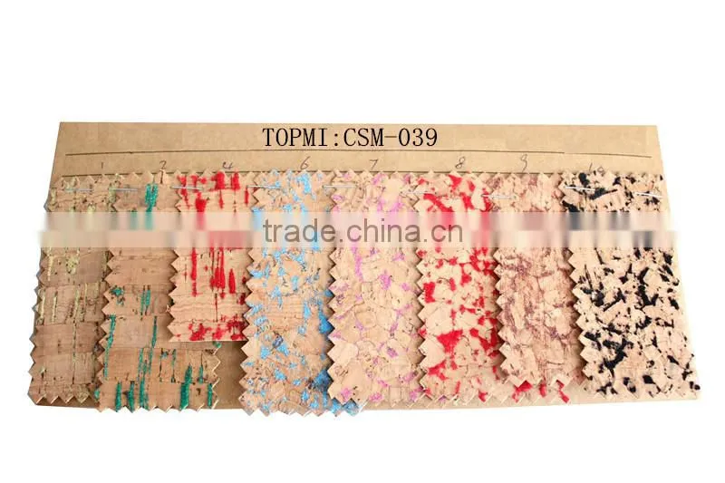 2015 new type high quality cork shoes material