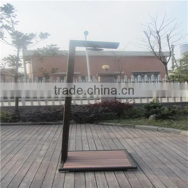 Outdoor beach rattan natural shower set