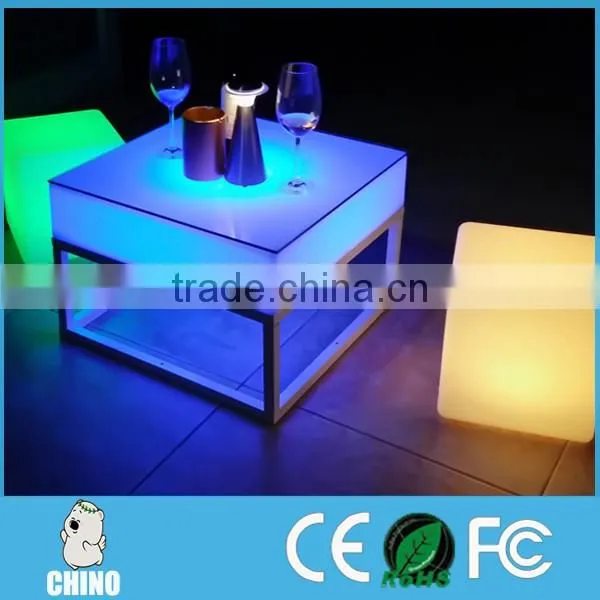 Bar furnitureand home and garden LED lighting table