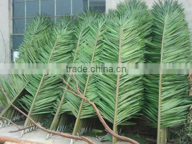 hot sale artificial palm leaves, for communicate tower