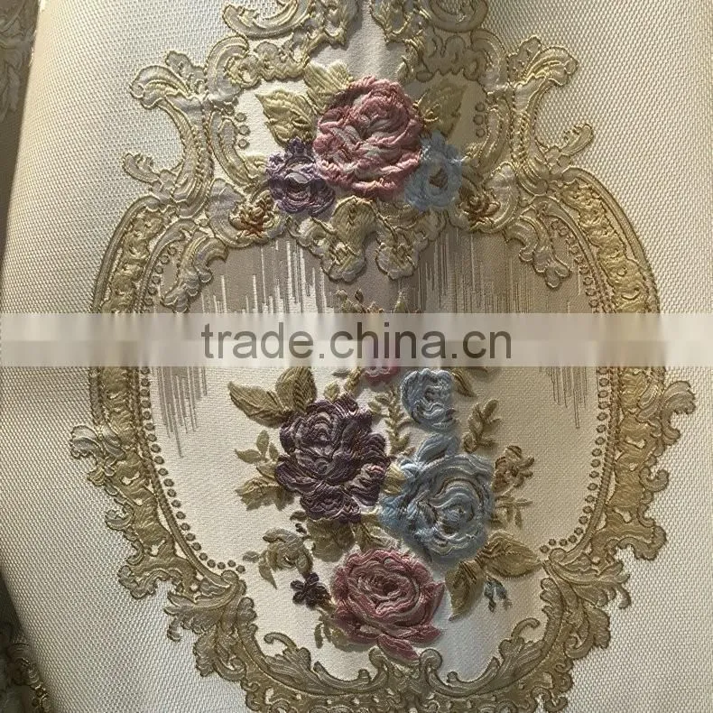 p-8637 European window shade purple curtain fabric bedroom living room floor floating curtains customized curtain fabric