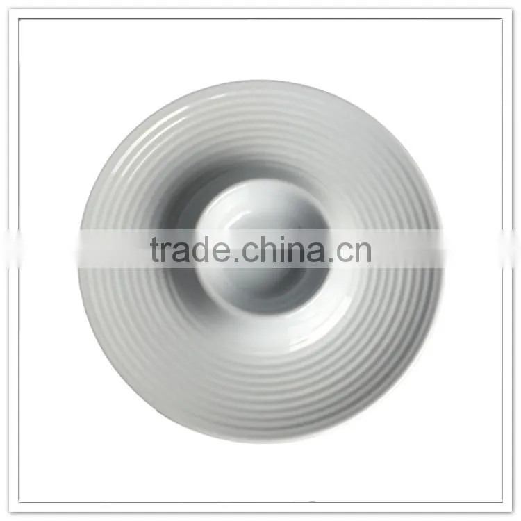 Canada maple design round melamine chipping snack dish