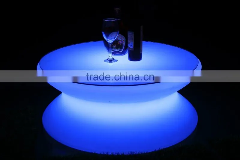 Color changing lighting led coffee table, illuminated led bar table