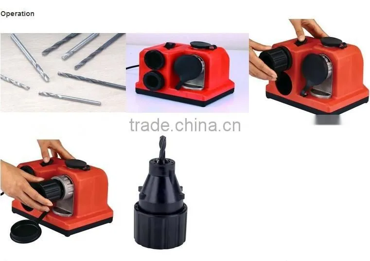 Professional 80w Power Handheld Universal Drill Sharpener Machine Portable Electric Twist Drill Bit Grinder
