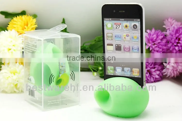 Cool egg shape mini speakers for apple iphone4 and 5
