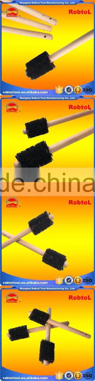 2.5"*16"Paint Brush Dope Bristle Filaments Oil Acrylic Watercolor Nylon Art