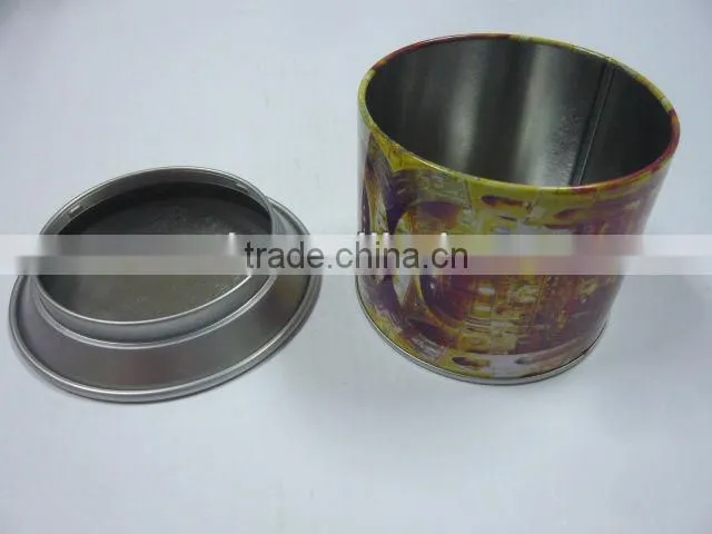 Fancy Seamless Wax Box, Candle Tin