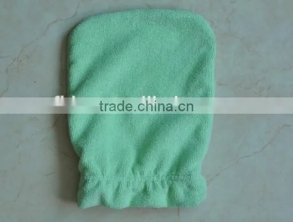 Microfiber car mirror gloves/mitt for Polishing dusting