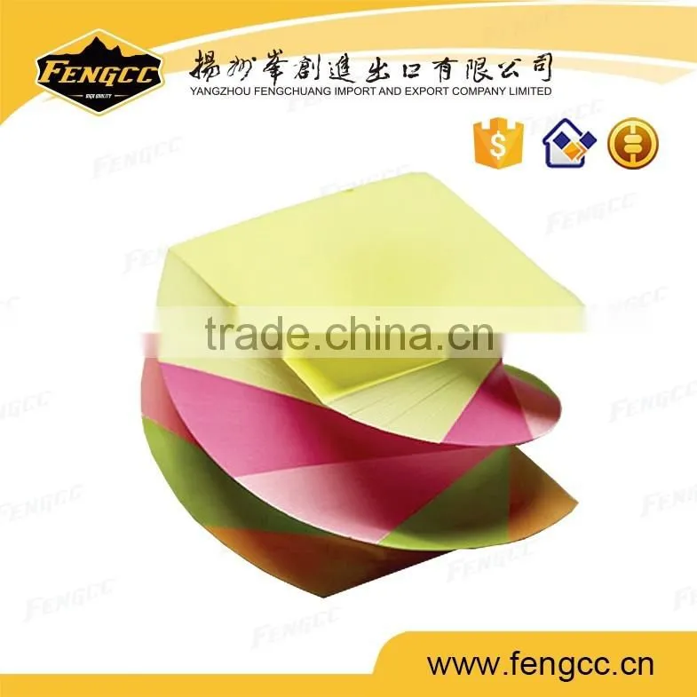 Ecofriendly CMYK logo print fridge magnet notepad