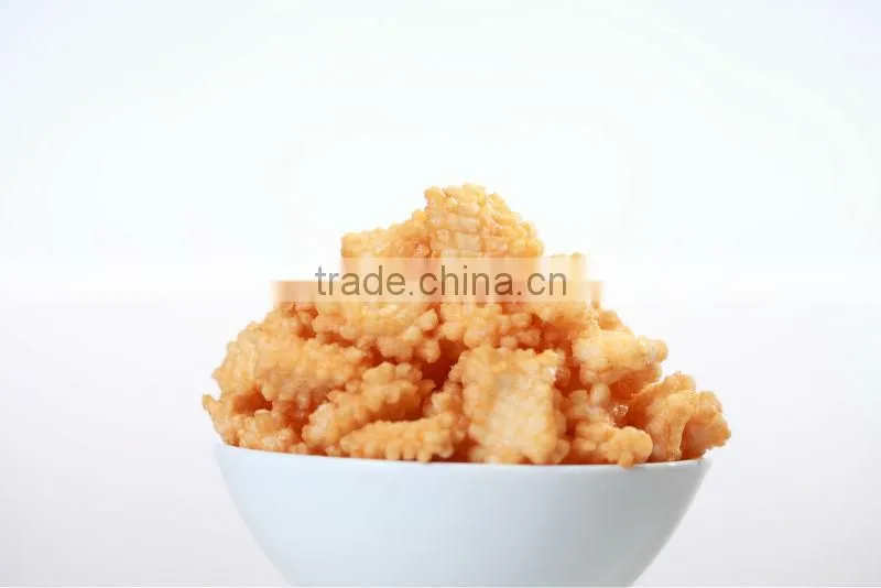 Hot Spicy Flavor Round Rice Crackers