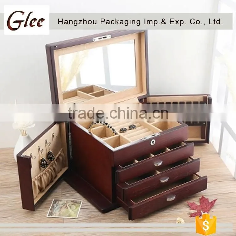 Luxurious superior beautiful wooden jewellery box