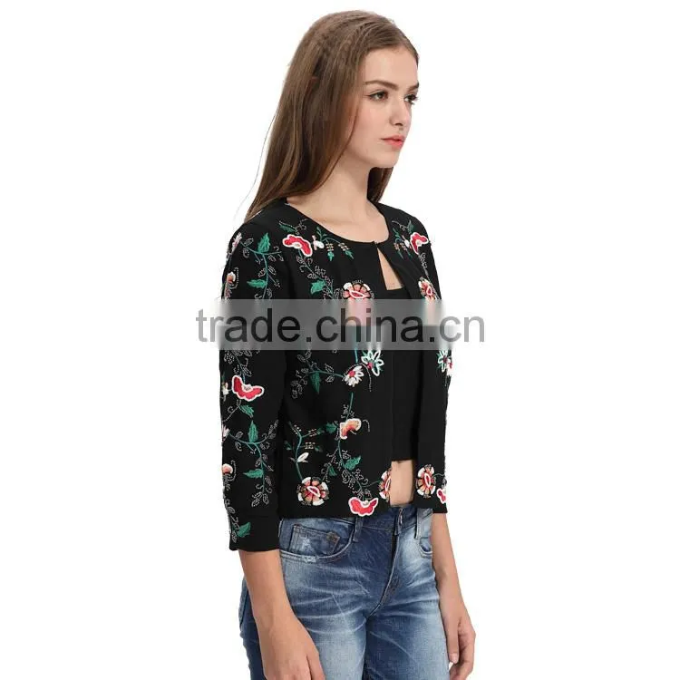 2017 Lady Latest Fashion Design Jackets Suit Slim Blazer