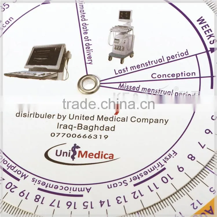 Kearing Pregnancy Wheel and Ovulation Calendar,plastic pregnancy wheel chart#SC21