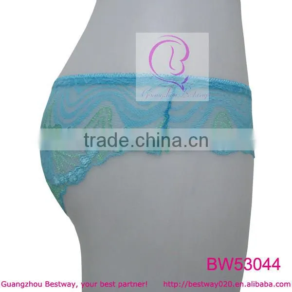 Hot sexy girls photos of sexy lace bikini full transparent lace mix color & pattern bikini