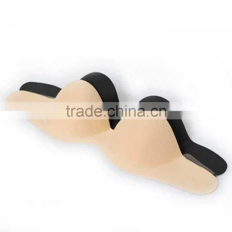 Girl sexy 3/4 thin cup push up invisible bra