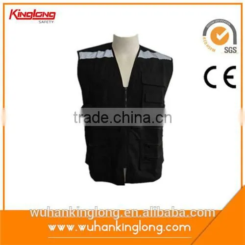 motorcycle reflective fluorescent safety vest blue