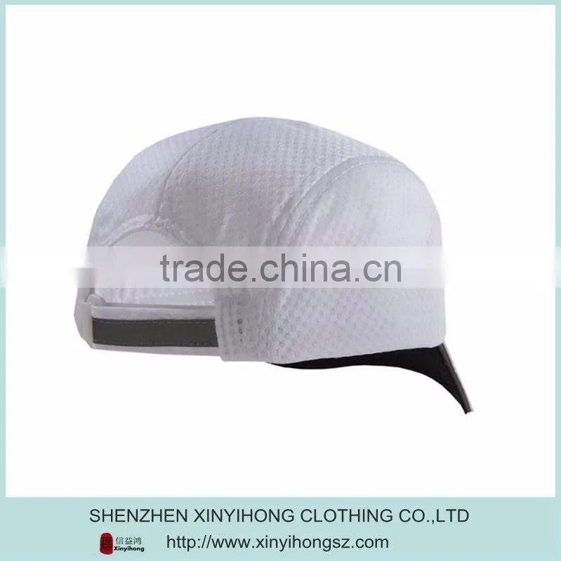 Fashion 100% Polyester Golf Caps with hook and loop