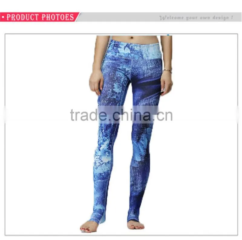 Hot Sale Colorful Cheap Fitness & Body Building Printed Women Sport Legging