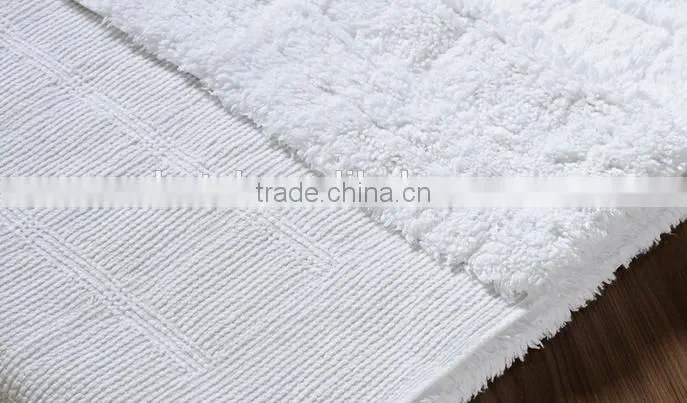 100% cotton soft comfortable custom size bath rugs waterproof sofa set living room