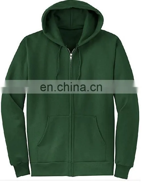 Custom Tag Men's Full Zipper Hoodies, Hooded Sweatshirts in Multi Colors