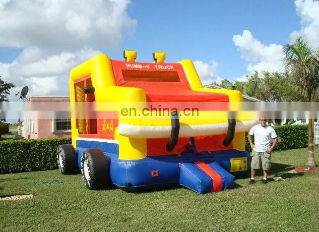 Inflatable slide bouncer combo