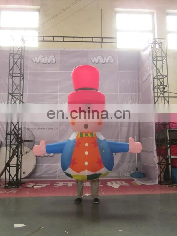 new design popular funny inflatable costume fan