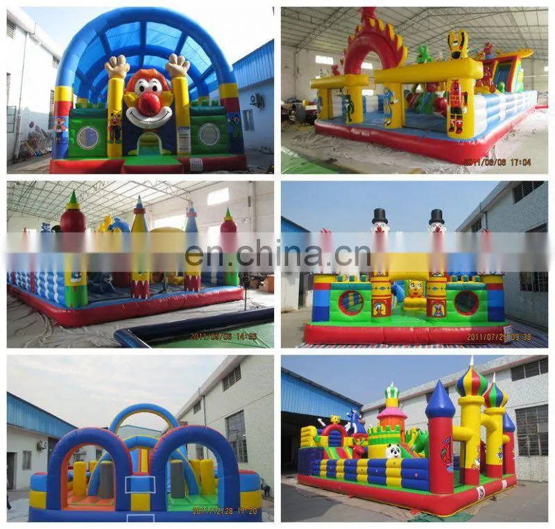 Inflatable bouncy park inflatable bouncy playground city amusing park