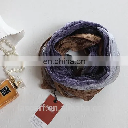 2015 fashion design woman good quality scarf hand-painted loop shawl(SS002l)
