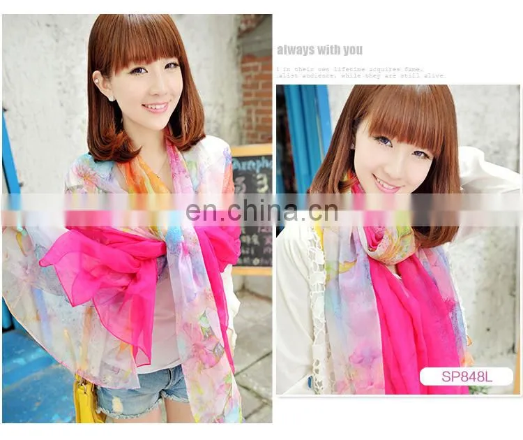 2015Elegant and fashionable women's scarf beach dress autumn purple