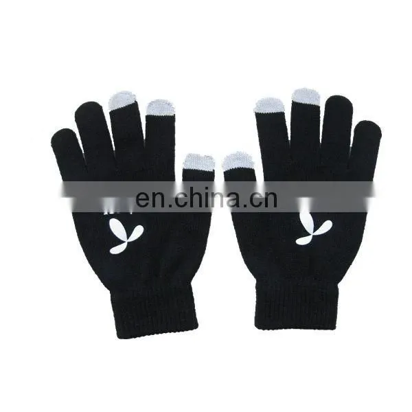Promotional cheap knit gloves one size fits all